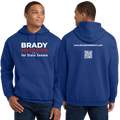 Branded Men's Deep Fan Royal Heavy Blend Hoodie