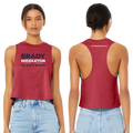 Branded Women's Heather Red Raceback Tank
